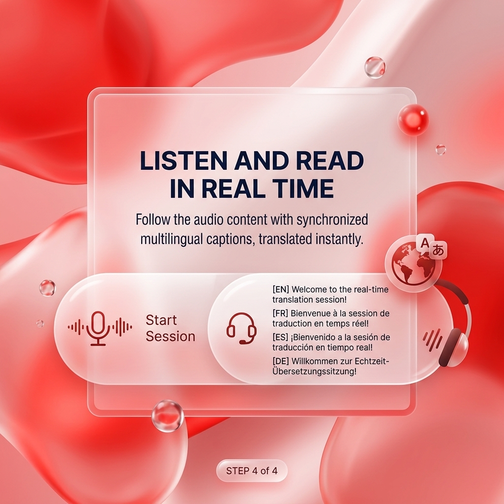 Listen and Read in Real Time